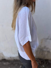 đ„LAST DAY SALE 49% OFFđ„Simple Solid Color V-Neck Half-Sleeve T-Shirtđ