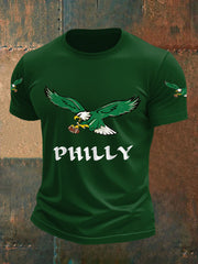 Men's Football Fans Lovers Gameday Casual Tee