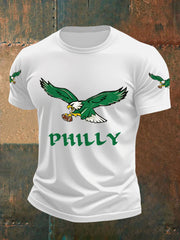 Men's Football Fans Lovers Gameday Casual Tee