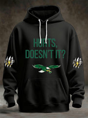 Men's Football Fans Lovers Gameday Oversized Drop-Shoulder Hoodie with Pockets