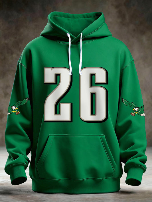 Men's Philadelphia Football Fans Lovers Gameday Casual Hoodie