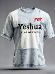 Men's Vintage Yeshua King Of Kings Short Sleeve T-shirt