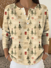 Women's Merry Christmas Knit Top