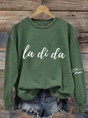 Women's La-di-da Polyester Sweatshirt