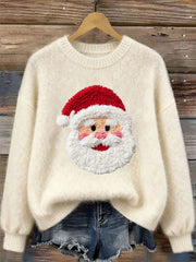 Women's Santa Claus Print Casual Top