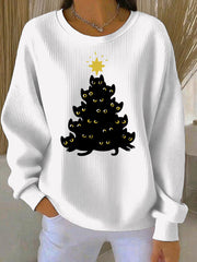 Women's Christmas Print Casual Sweatshirt