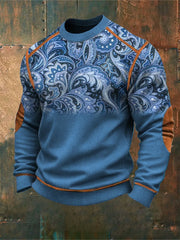Men's Vintage Western Printed Sweatshirt