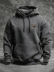 Men's Western Style Hooded Sweatshirt