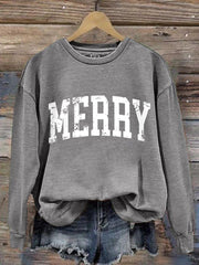 Women's Merry Christmas Casual Sweatshirt