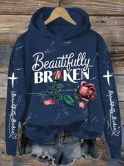Women's Country Music Print Casual Hoodie