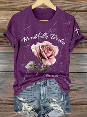 Women's Country Music Print Casual T-shirt