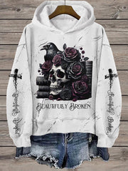 Women's Country Music Print Casual Hoodie