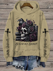 Women's Country Music Print Casual Hoodie