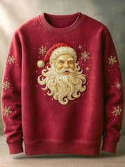 Men's Santa Claus Print Casual Sweatshirt