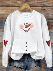 Women's Christmas Print Sweatshirt