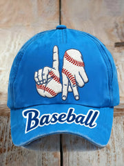 Unisex Baseball Print Hat