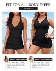 🩱Vacation Sale 49% OFF👙Deep V Cross-Back Ruched One-Piece Swimsuit