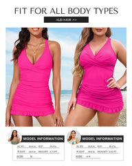 🩱Vacation Sale 49% OFF👙Deep V Cross-Back Ruched One-Piece Swimsuit