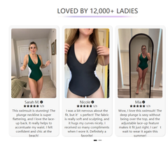 🏖️Last Day Special Sale 49% OFF🩱Plunge Lace-up Corset Sculpting Swimsuit