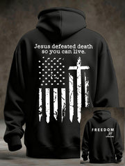 Men's Freedom Is Not Free R.I.P Charlie Kirk Oversized Drop-Shoulder Hoodie with Pockets