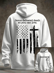 Men's Freedom Is Not Free R.I.P Charlie Kirk Oversized Drop-Shoulder Hoodie with Pockets