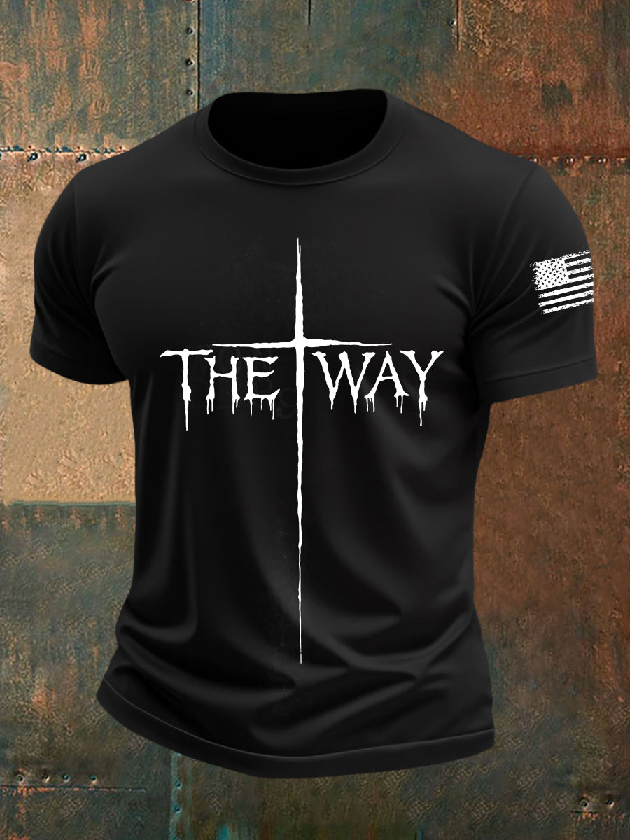 Men's The Way Cross Short-sleeved T-shirt