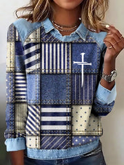 Women's Faith Art Printed Tops