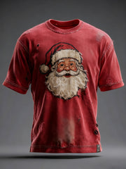 Men's Christmas Print Casual T-shirt