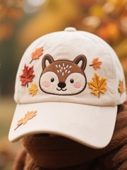 Unisex autumn animals Print Hat