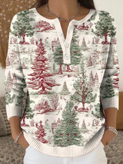 Women's Merry Christmas Knit Top