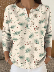 Women's Merry Christmas Knit Top