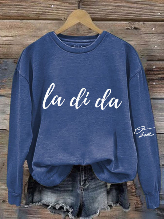 Women's La-di-da Polyester Sweatshirt