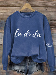 Women's La-di-da Polyester Sweatshirt