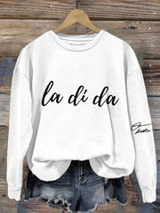 Women's La-di-da Polyester Sweatshirt