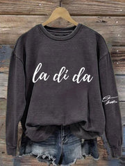 Women's La-di-da Polyester Sweatshirt