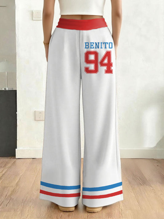 Women's Bunny Football Music Lover Printed Pants