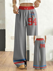 Women's Bunny Football Music Lover Printed Pants