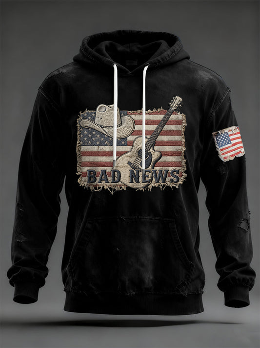 Men's The Fading of the Red, White and Blue Hoodie