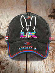 Unisex Bunny Football Music Lover Printed Hat