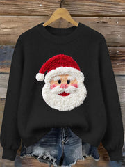 Women's Santa Claus Print Casual Top