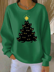 Women's Christmas Print Casual Sweatshirt