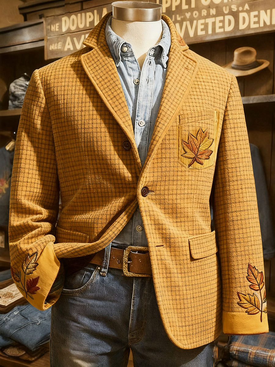 Men's Autumn Art Printed Jacket