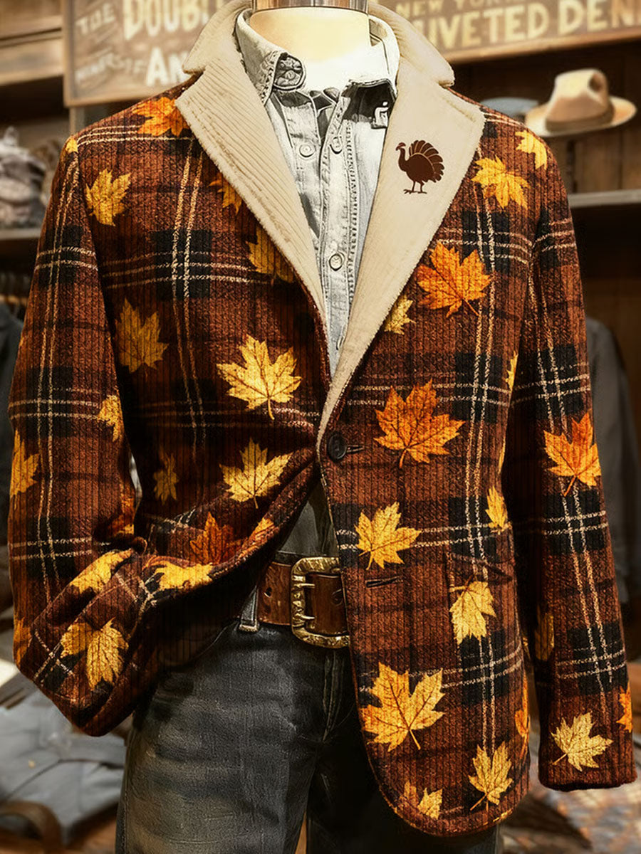 Men's Autumn Art Printed Jacket