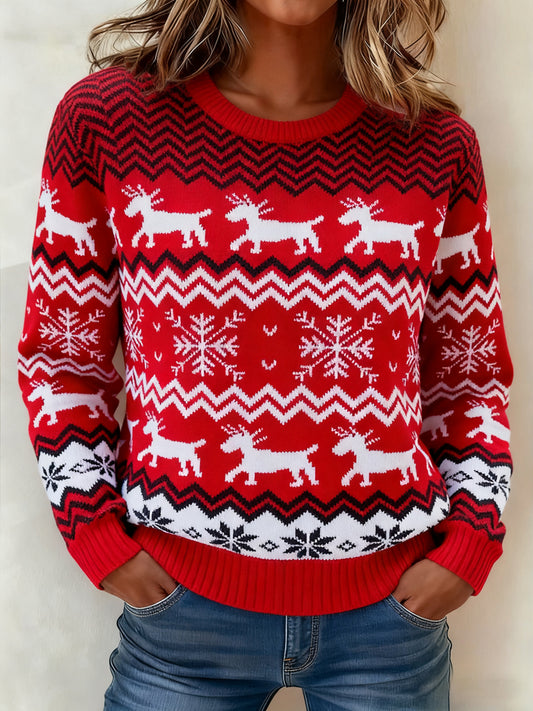 Women's Christmas Casual Knitted Sweater