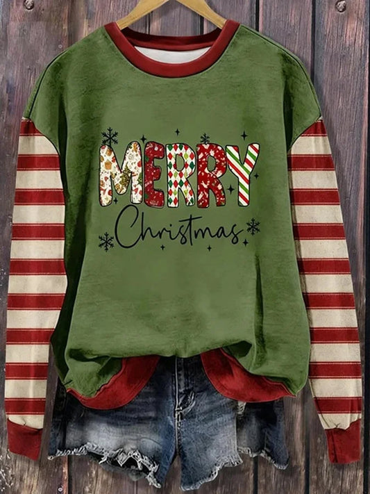 Women's Merry Christmas Casual Sweatshirt