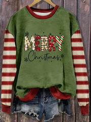 Women's Merry Christmas Casual Sweatshirt