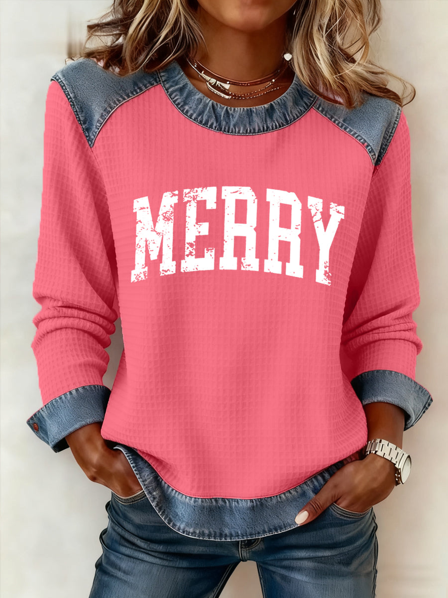 Women's Merry Christmas Casual Sweatshirt