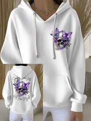 Women's Country Music Print Casual Hoodie