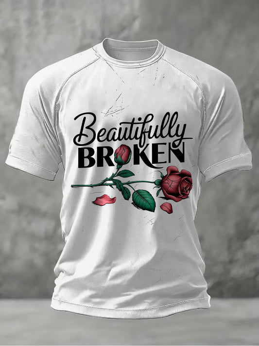 Men's Country Music Print Casual T-Shirt