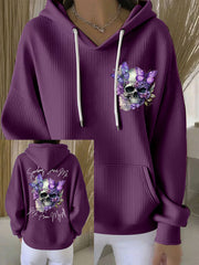 Women's Country Music Print Casual Hoodie